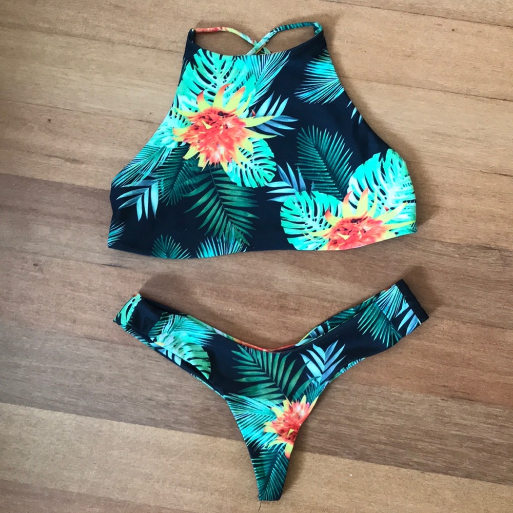 Stone Fox Swim set- Namema top, Tucker bottom